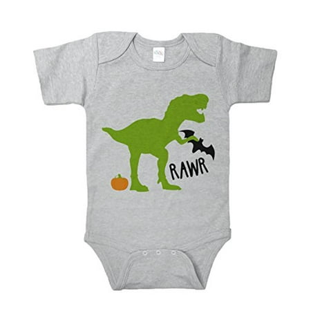

7 ate 9 Apparel Boy s Dinosaur Halloween Onepiece Grey