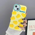 thumbnail image 2 of Kawaii Phone Cases Apply to iPhone X/XS,Cute Cartoon Cheese Phone Case Unique Fun Cover Case 3D iPhone X/XS Case Soft Silicone Shockproof Cover for Wo, 2 of 4