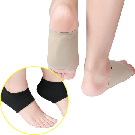 ESYNIC 4pcs Gel Heel Socks Plantar Fasciitis Foot Pain Arch Support Socks Relief & Cushion Foot Pain Heel Insole