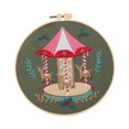 thumbnail image 1 of simhoa Christmas Embroidery Kit Decorative DIY Xmas Home Decor Cute Hand Embroidery Carousel, 1 of 8