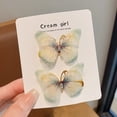 thumbnail image 1 of Horquillas con mariposas voladoras, coloridas y brillantes, para niñas pequeñas. Moños para el cabello de niñas y mujeres. Adornos peludos para el cabello., 1 of 1