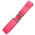 thumbnail image 7 of Falari Womens Stretch Belt Adjustable Web Belt Metal Buckle All Occasion Dress Belt - Hot Pink, 7 of 7