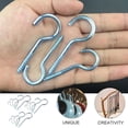 thumbnail image 4 of ifundom 15Pcs Screw Hooks Hanging Eyebolt Hooks for Storage and Organization, Metal Hardware, 4 of 8