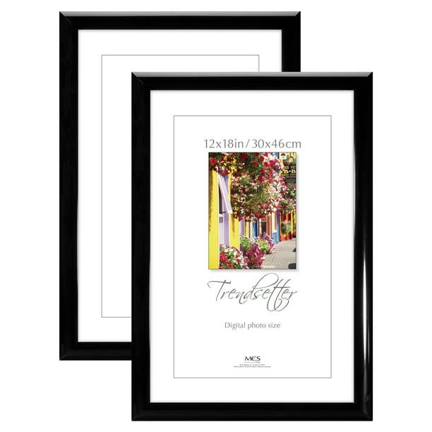 12x18 Trendsetter Poster and Picture Frame, Black, Set of 2 Walmart