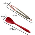 thumbnail image 2 of Cocine con utensilios de cocina de silicona, juego de utensilios de cocina de 2 piezas, fácil de limpiar, utensilios de cocina antiadherentes, 2 of 5