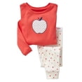 thumbnail image 4 of Pijamas con diseño de animales para niños, pijamas de frutas para bebés, ropa de dormir de manga larga, conjunto de ropa para niños, otoño e invierno, 2 piezas, 4 of 4