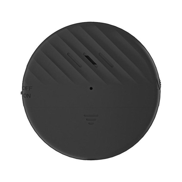 Alarma de ventana Alarma de sensor de rotura de vidrio 125 dB Detector de rotura de vidrio ultradelgado Alarma de sensor de vibración antirrobo para el hogar Paquete de 4 - Negro