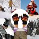 thumbnail image 1 of Guantes calentados por USB, guantes térmicos para trabajo en invierno, calentadores de manos, dedos completos y medios, 1 of 5