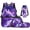 Galaxy Wolf, variant on Yuyamidu Galaxy Wolf Backpack for Boys Kids Backpack with Lunch Box Water Bottle Carrier Pencil Case 4 in 1 Set 17" Bookbag with Compartments Lightweight School Bag with Front Pocket, Purple