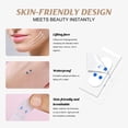 thumbnail image 1 of 120 Uds. Pegatinas faciales invisibles instantáneas maquillaje Facial herramienta de Estiramiento Facial con forma de V pegatinas de cara invisibles pegatinas de cara fina ZefeiWu 8390606562388, 1 of 1