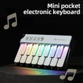 thumbnail image 3 of Electronic Piano Keyboard with Rainbow Light,Touch Screen Music Electronic Piano Box,Electronic Keyboard with Multicolor Backlit,Portable Early Learning Music Toy for Kids, 3 of 8