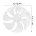 thumbnail image 2 of SEWOART Transparent Plastic Fan Blades for Table and Standing Fans Easy to Install, 2 of 6