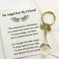 thumbnail image 4 of Teissuly Angel Keychain - Best Friend Gift, Friendship Gifts Guardian Angel Keychain, Protection Angel Gifts for Best Friend Will Be An Ideal Gift For Family, 4 of 6