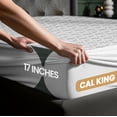 thumbnail image 6 of Utopia Bedding Waterproof Mattress Protector California King Size, Premium 3D Air Soft Fabric Mattress Cover, Fits 17 Inches Deep, Breathable, Fitted Style with Stretchable Pockets, 6 of 7