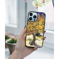 thumbnail image 5 of FINCIBO Soft Rubber Protector Cover Case for Apple iPhone 13 Pro Max 6.7" 2021 (NOT FIT Apple iPhone 13 mini 5.4" 2021/iPhone 13 Pro 6.1" 2021/iPhone 13 6.1" 2021), Van Gogh Mulberry, 5 of 5