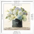 thumbnail image 5 of Art.com Tulips in Hatbox Shiplap Art Print by Danhui Nai, White Frame Wall Art, 21" x 21", 5 of 5