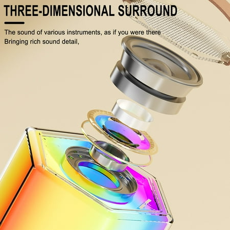 Hwkond Speakers Bluetooth Wireless Microphone Microphone Audio Bluetooth Wireless Small Speaker Children s Family Karaoke On Clearance