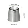 thumbnail image 2 of Embouts de Buse de Cuisson Anneaux Kits de Biscuits Accessoire de Cuisson Buses de Tuyauterie, 2 of 2