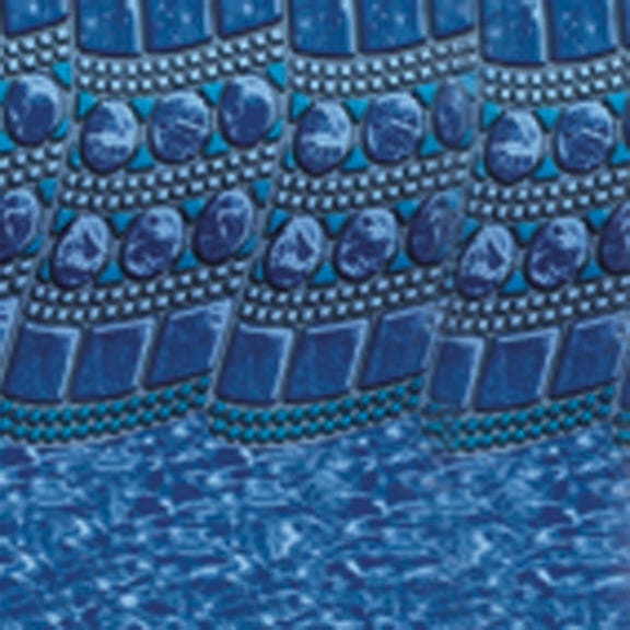 Harris 24' Round Overlap, Tile Swirl, 25 Gauge Above Ground Pool Liner