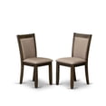 thumbnail image 4 of East West Furniture V-Style 9-Piece Wood Dining Set in Cement/Gray/Jacobean, 4 of 7