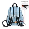 thumbnail image 5 of FORMRS School Backpack with Front Zippered Pocket 12" Student Travel Daypack, Blue Snowflake, 5 of 6