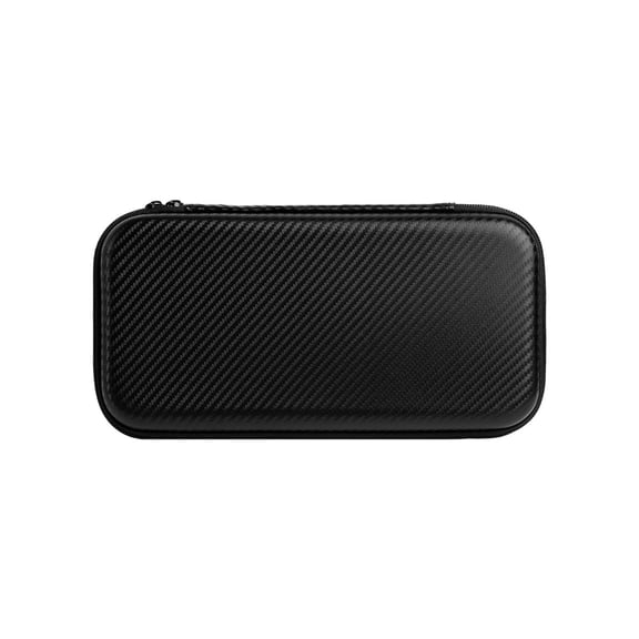 Dteck Carrying Case for Nintendo Switch 2 (2025) 7.9 Inch,Protective Hard Shell Portable Switch Travel Case, Carbon Fiber Texture Lightweight and Large Capacity, Accessories for Switch 2,Black