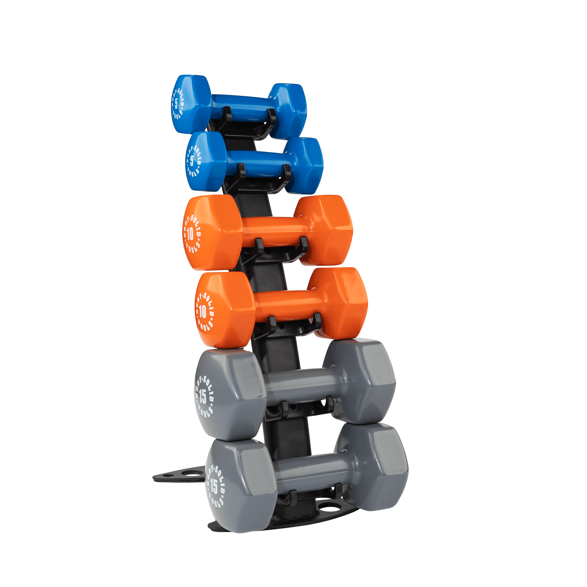 Body Solid GDR10B 3 Pair Dumbbell Rack