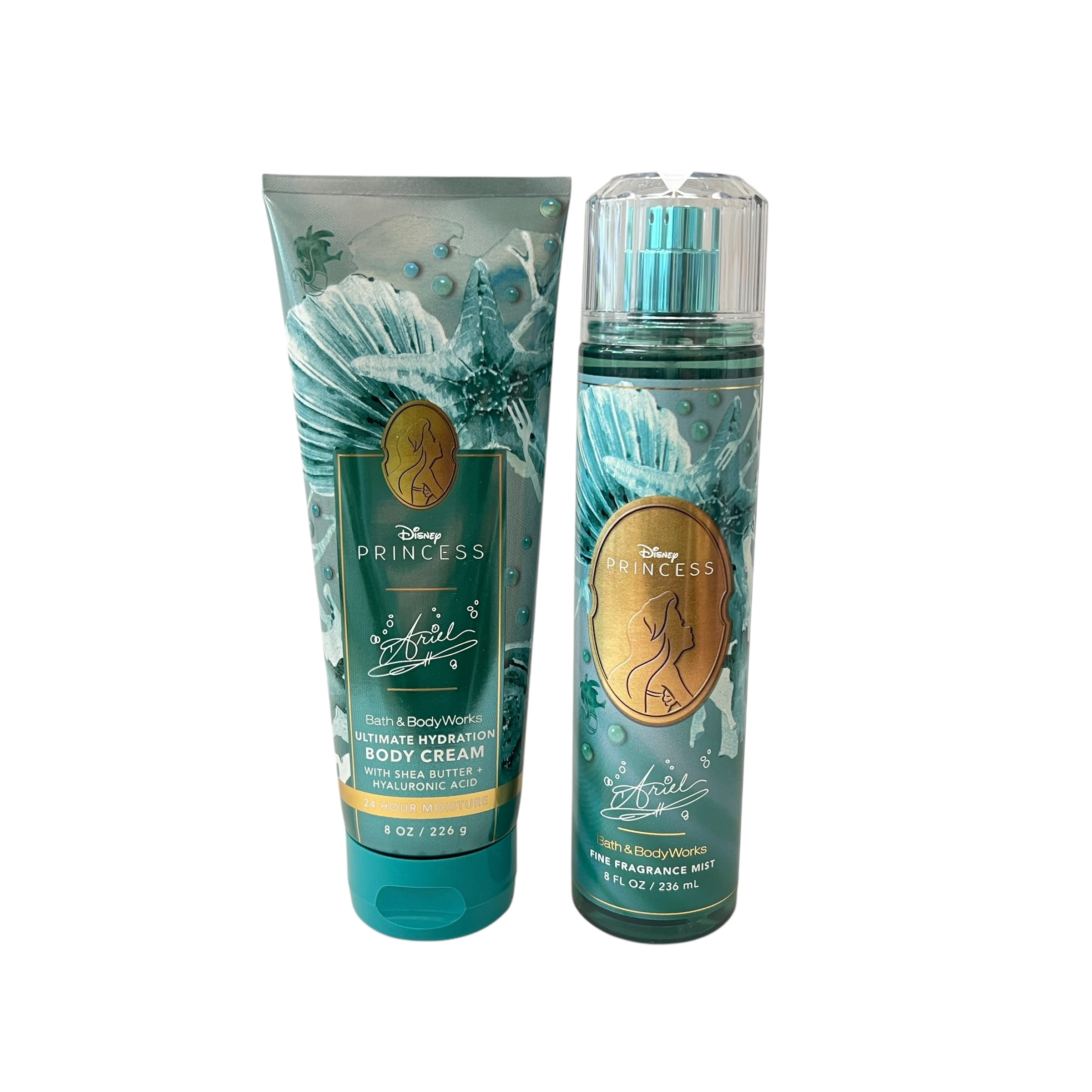 Bath and Body Works アリエルセット Bath & Body Works Ariel Mist and Body Cream Set, Marine Fragrance