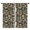 Mushroom and Snail, variant on Mushroom and Flower Brown Pattern Insulated Teens Curtains Set Of 2, Bedroom Essentials, Toddler Room Decor 52"x84"