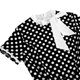 thumbnail image 4 of Vestido Corto de Verano de las Mujeres de Malla de Manga Corta Bordado Vestido de Pastel Retro, Vestido Ligero Casual para la Fiesta Y las Vacaciones, 4 of 9