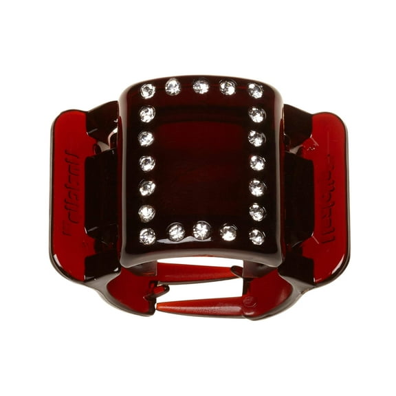 Linziclip Midi Diamante Tortoise Gloss