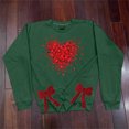 thumbnail image 4 of Xixinqiwan Valentine's Day Long Sleeve Shirts,Women Love Heart Valentines Day Sweatshirts Raglan Pullover Tops Long Sleeve Shirt, 4 of 5