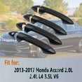 thumbnail image 7 of Carbon Fiber Door Handle Decorative Cover Plate for 2013-2017 Honda Accord, 7 of 7