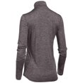 thumbnail image 2 of Under Armour Novelty Women's 1/2 Zip, Charcoal, Small, 2 of 2