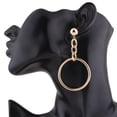 thumbnail image 2 of Women Ladies Large Drop Dangle Ears Ear Studs Jewelry, 2 of 6