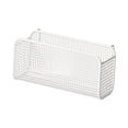thumbnail image 3 of Bedside Shelf Hanging Organizer Storage Rack White Metal Construction for Bedroom Office Cubical Walls Home, 3 of 7