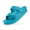 Lake blue, variant on Women's platform high-heeled flip-flops - thick sole for heightening, anti-slip, suitable for outerwear, versatile for summer beach and sandal use,Black-37
