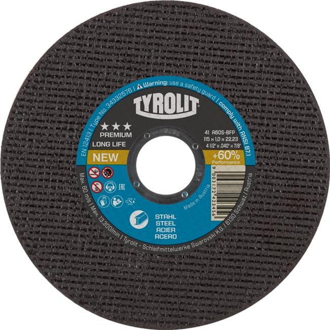 Diamond Products 34332928 Tyrolit Premium SuperThin CutOff Wheel 4.