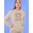 thumbnail image 2 of Art Nouveau Fake Rock Band Hoodie Women -Image by Shutterstock, Female Medium, 2 of 4