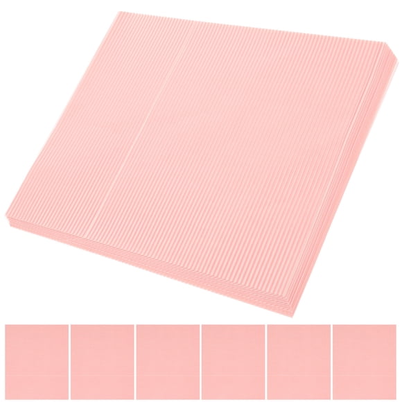 HINTRMENT Grease Resistant Wrapping Paper 50 Sheets Pink Rectangular Waterproof for Fried Food Picnics