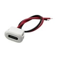 thumbnail image 4 of Conector tipo C/ Conector hembra USB hembra Chasis C Conector/Tipo C con hebilla de tarjeta/Alto rendimiento/Repuestos Durable Premium Reemplaza, 4 of 8