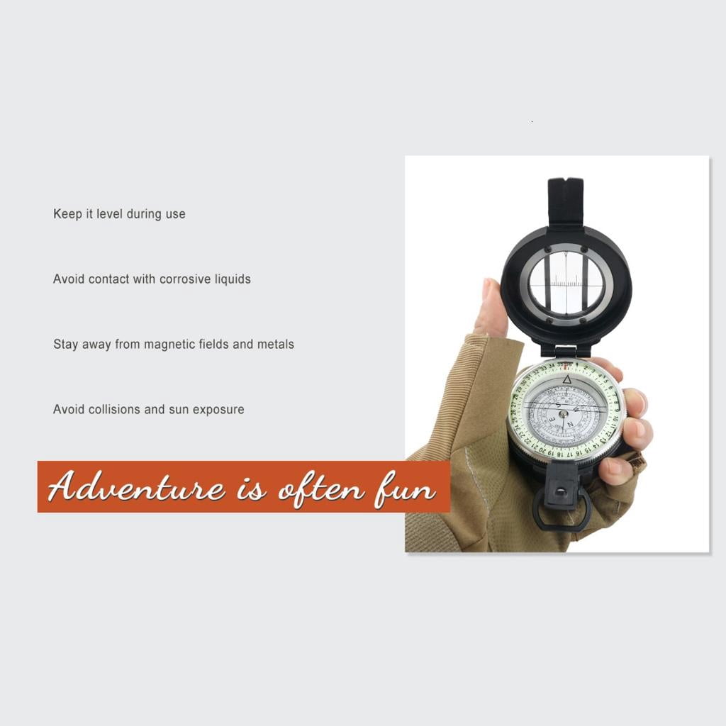 Vintage Pocket Compasses with Luminous Function Portable Compasses Navigation