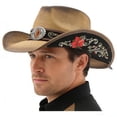 thumbnail image 2 of Classic Western Cowboy Hat For Summer Sun And Outdoor Sports Fashion Accessory, 2 of 3