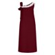 thumbnail image 4 of Vestido de Verano Casual sin Mangas Gradual de las Mujeres Vestido Largo con Cuello en V, Vestido de Vacaciones de Poliéster Suave, 4 of 8