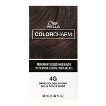 Wella Color Charm Liquid 4G/0257 Dark Golden Brown (Pack of 2)