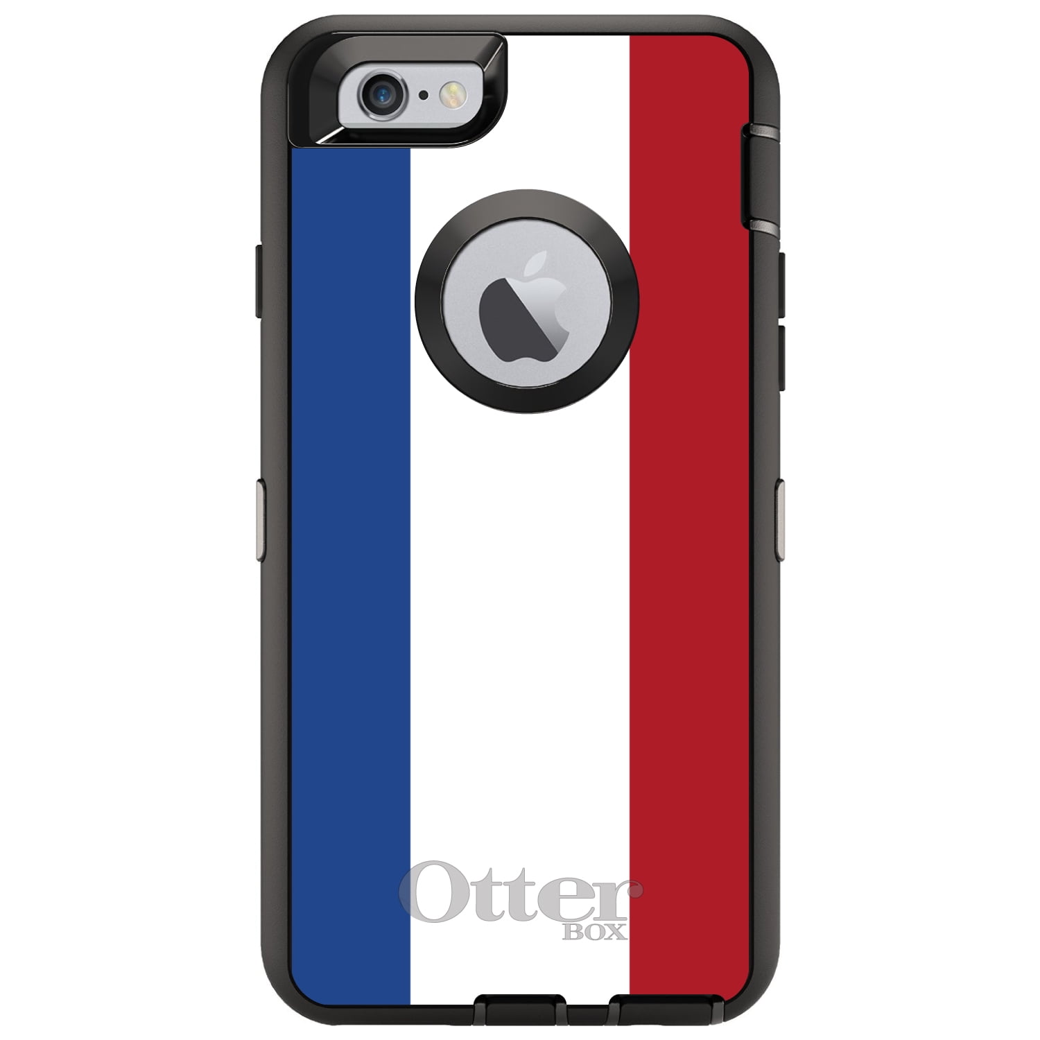 CUSTOM Black OtterBox Defender Series Case for Apple iPhone 6 6S (4.7"...