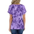 thumbnail image 2 of T-shirt à Manches Courtes et Col Rond pour Femmes, 2 of 2