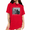 2-Red, variant on UNISHE Women's white Casual Summer Beach Coastal Seashell Graphic Short Sleeve T-Shirts Tops