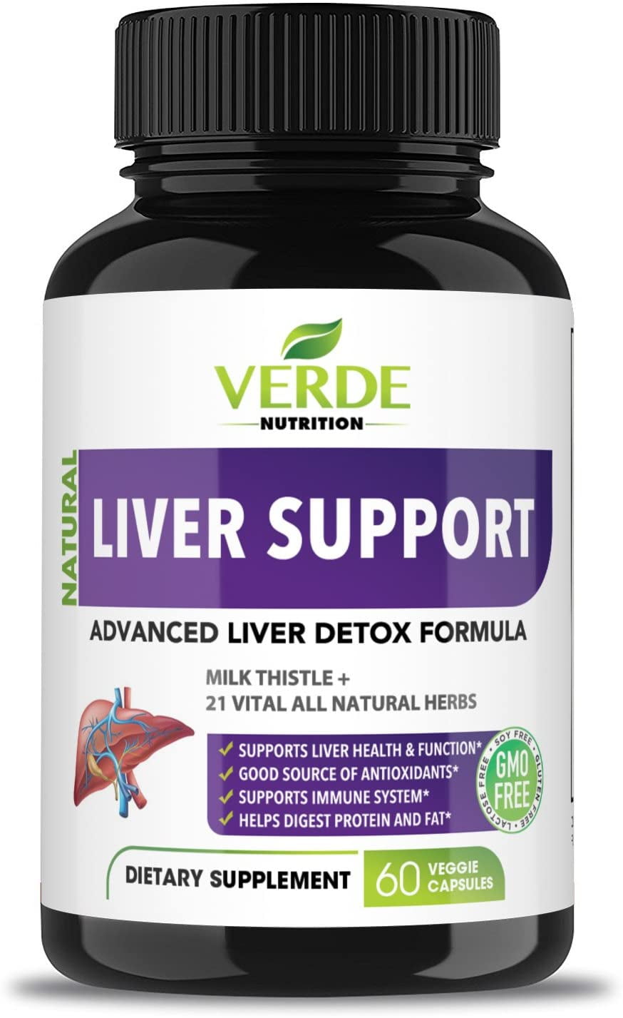 All Natural Herbal Liver Support Supplement, Cleanse and Detox Liver