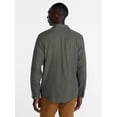 thumbnail image 3 of George Men's and Big Men's Plaid Flannel Shirt with Long Sleeves, Sizes XS-3XL, 2XB-5XB & Tall XLT-3XLT, 3 of 5